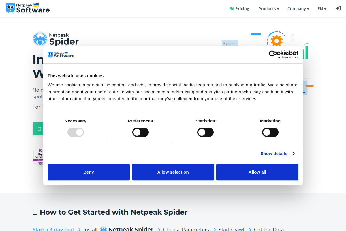 3. Netpeak Spider