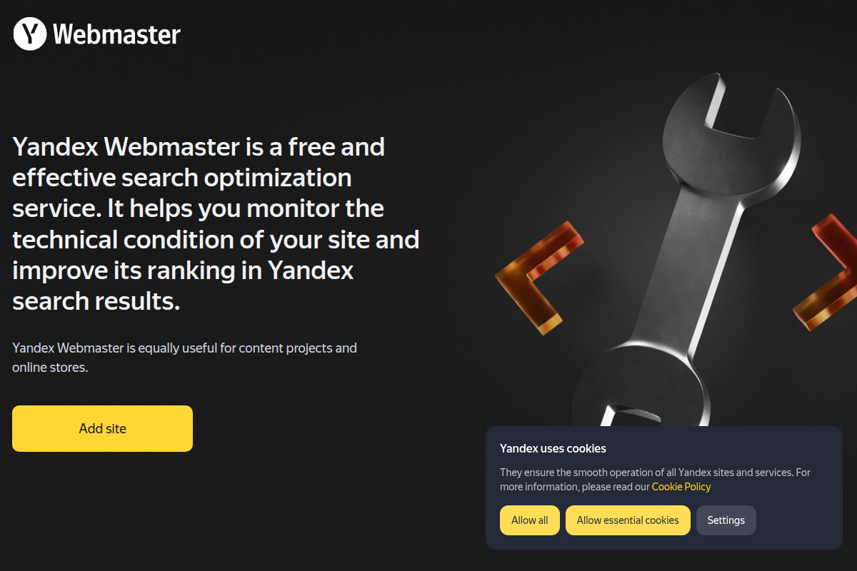 2. Yandex.Webmaster